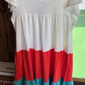 Beautiful color block dress by Fantastic Fawn. Size M. NWT.